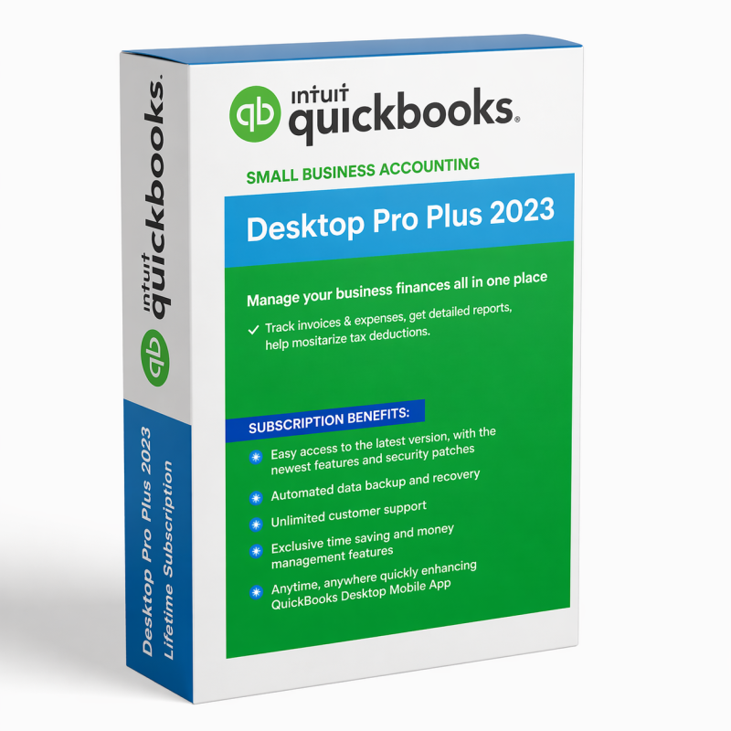 QuickBooks Desktop Pro Plus 2023 – Windows 10/11 – Lifetime Access